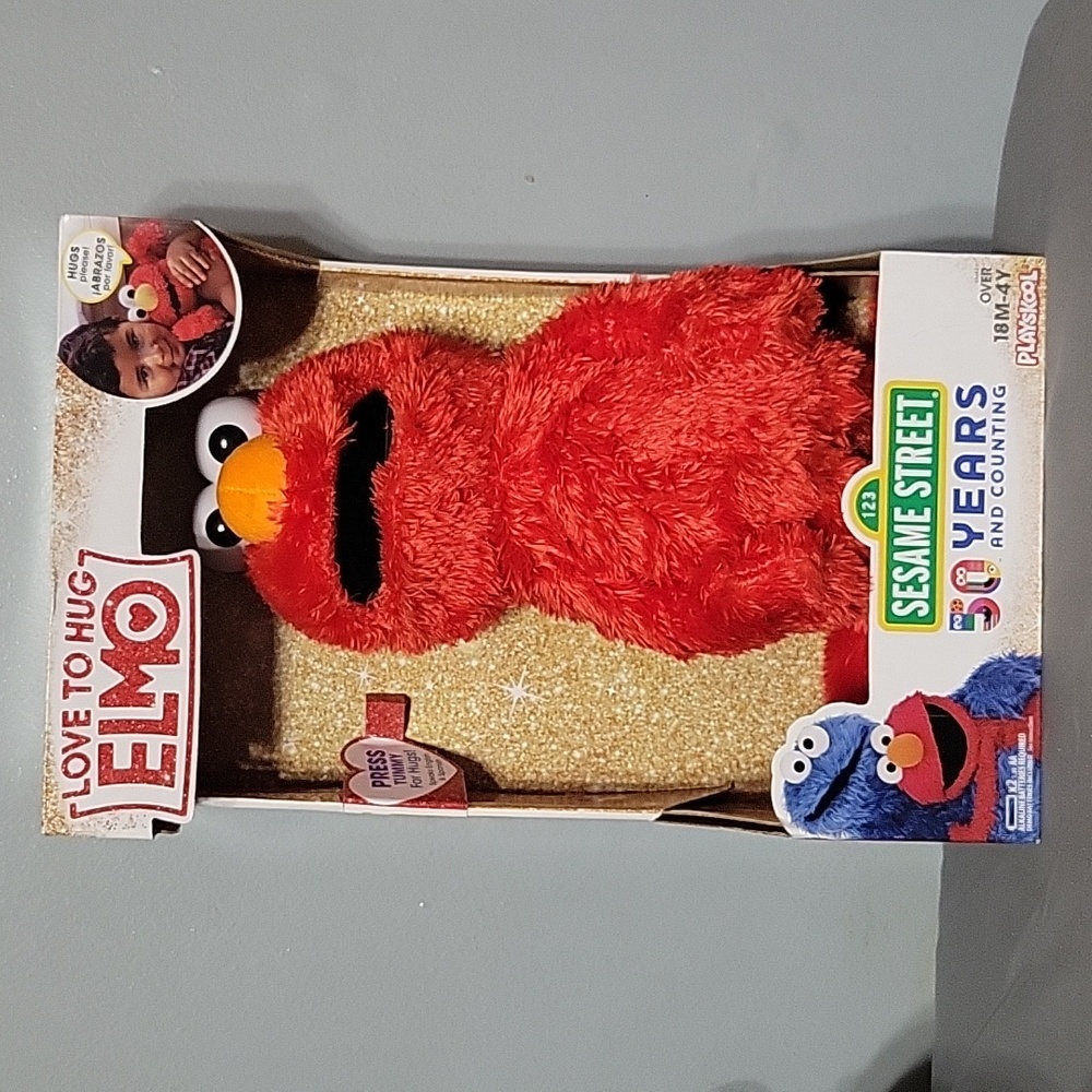 Love to Hug elmo from sesame Street